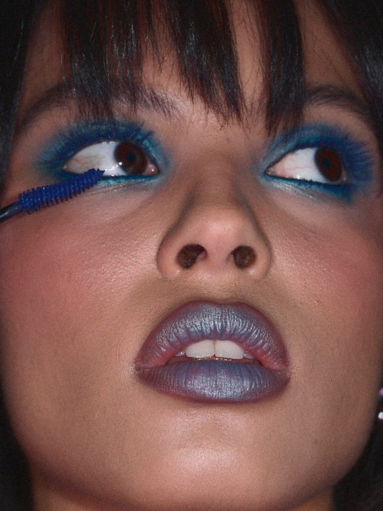 DRESS LIPS + EYES IN DOUBLE DENIM