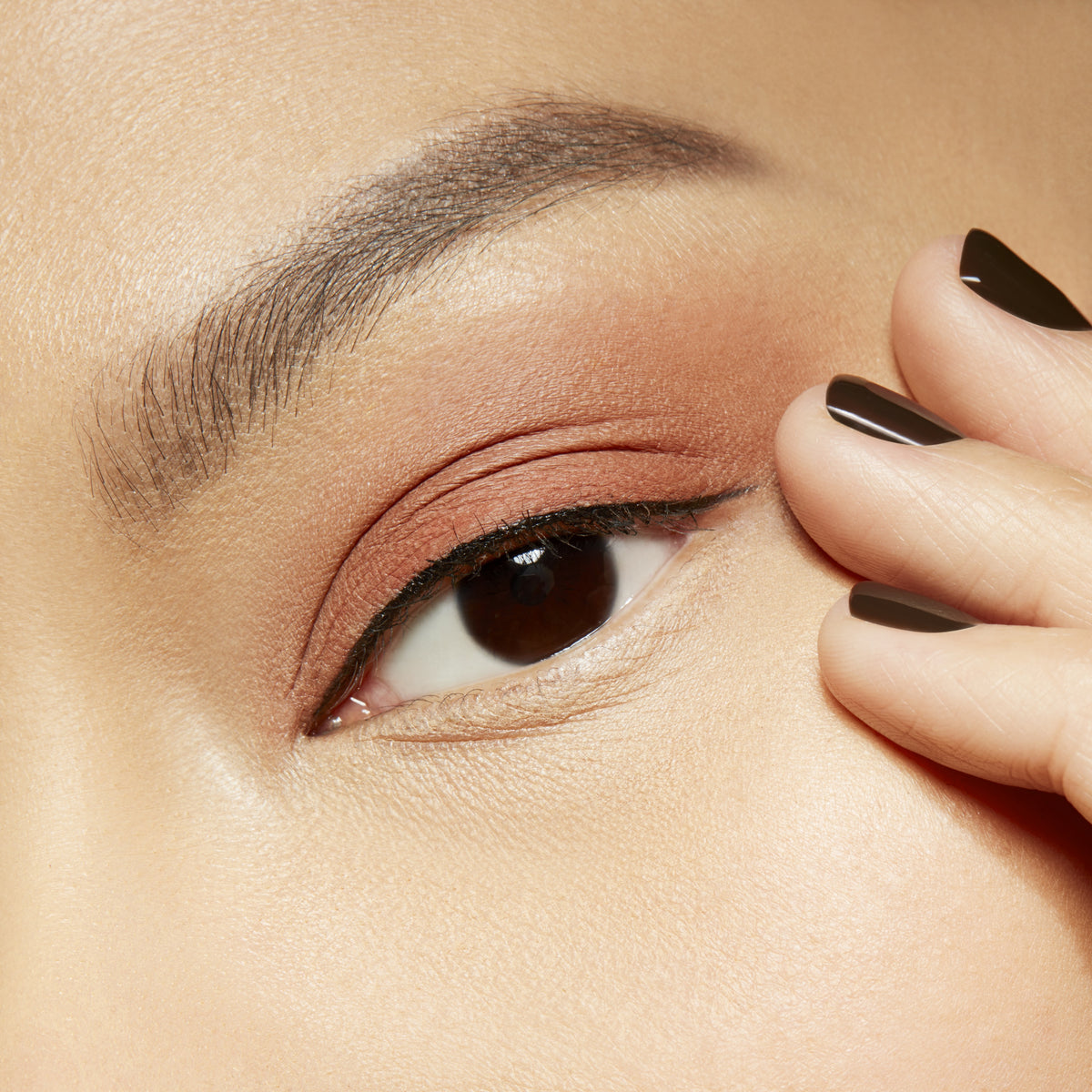 Small Eye Shadow, 1.5 g, Brown Script, Model, light