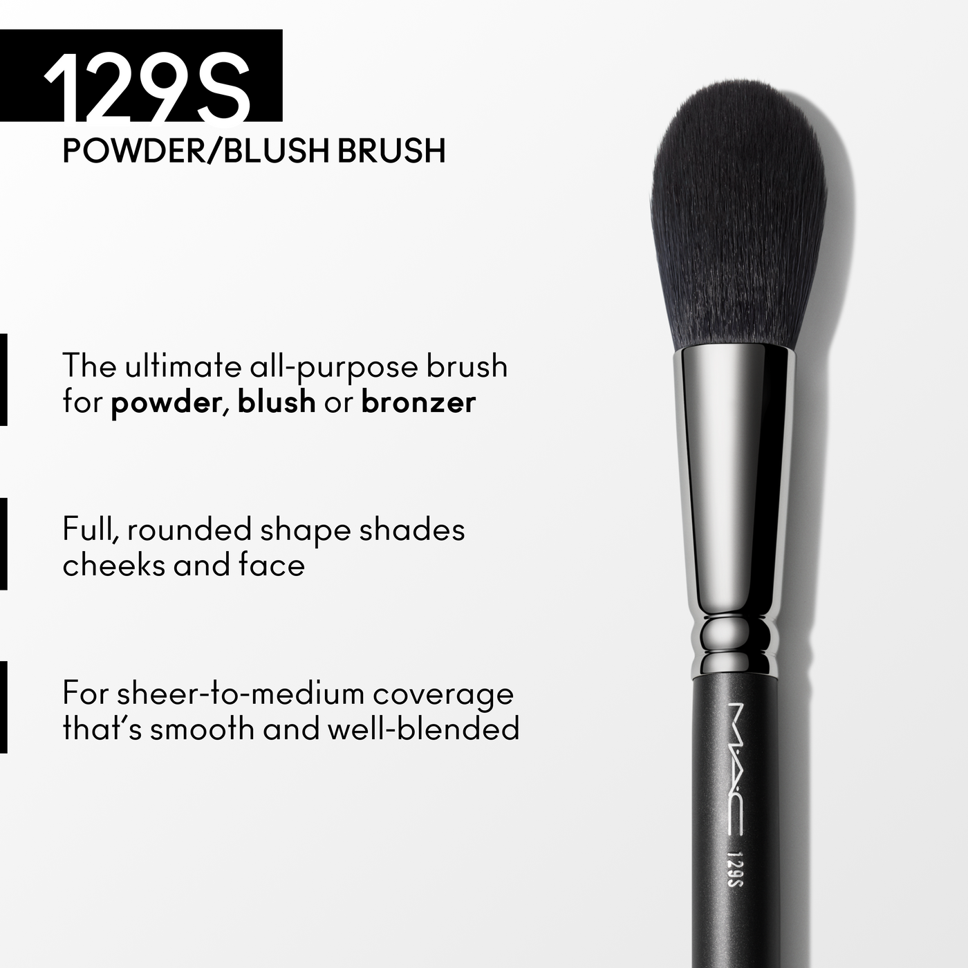 129 Synthetic Powder/Blush Brush, Alt