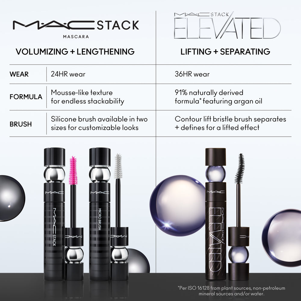 M·A·CStack Elevated Mascara, 12.0 ml, Black Stack, Alt