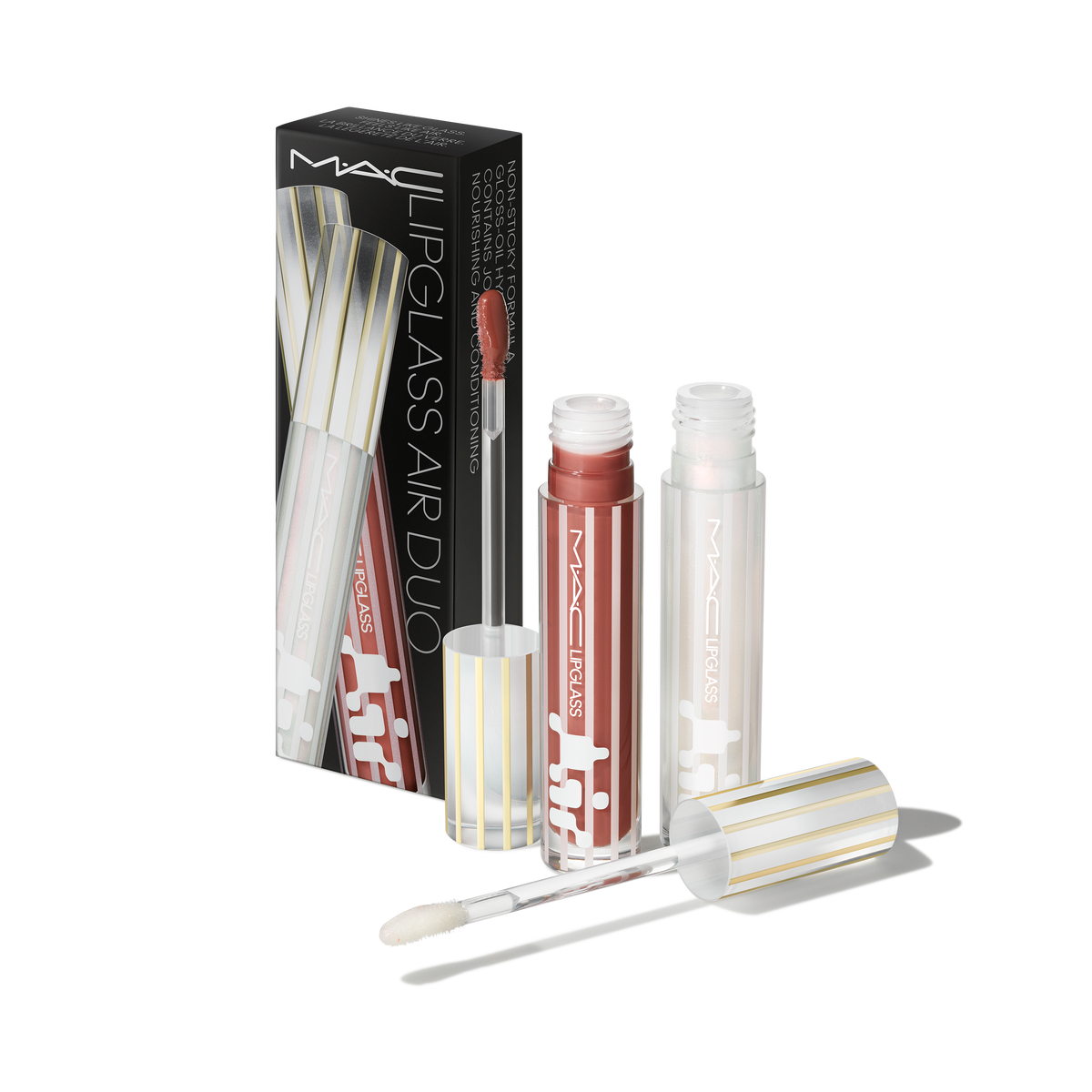Two Glossy Lipglass Air Duo, Multi, Product Shot