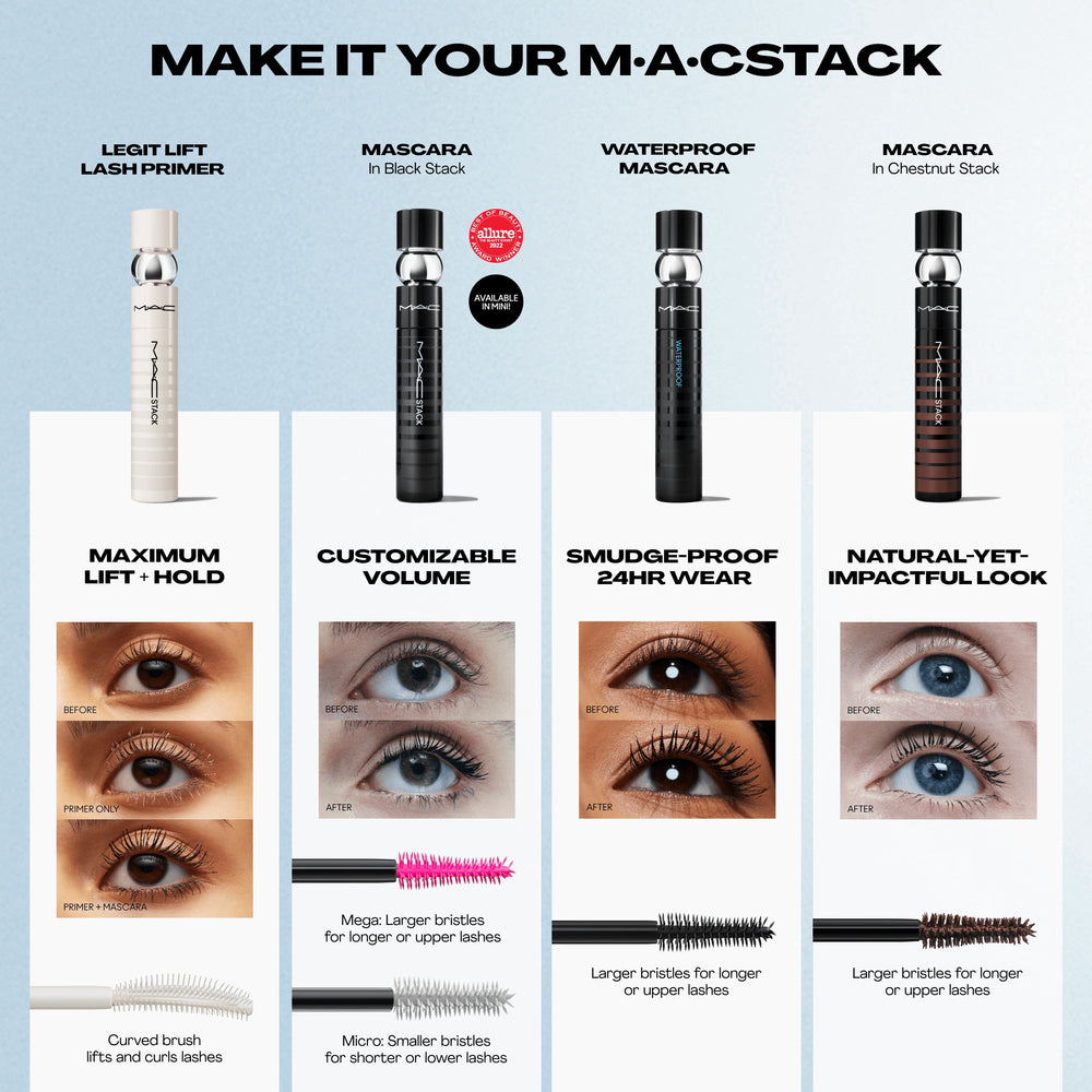 M·A·CStack Mascara, 12.0 ml, Stack Black, Alt