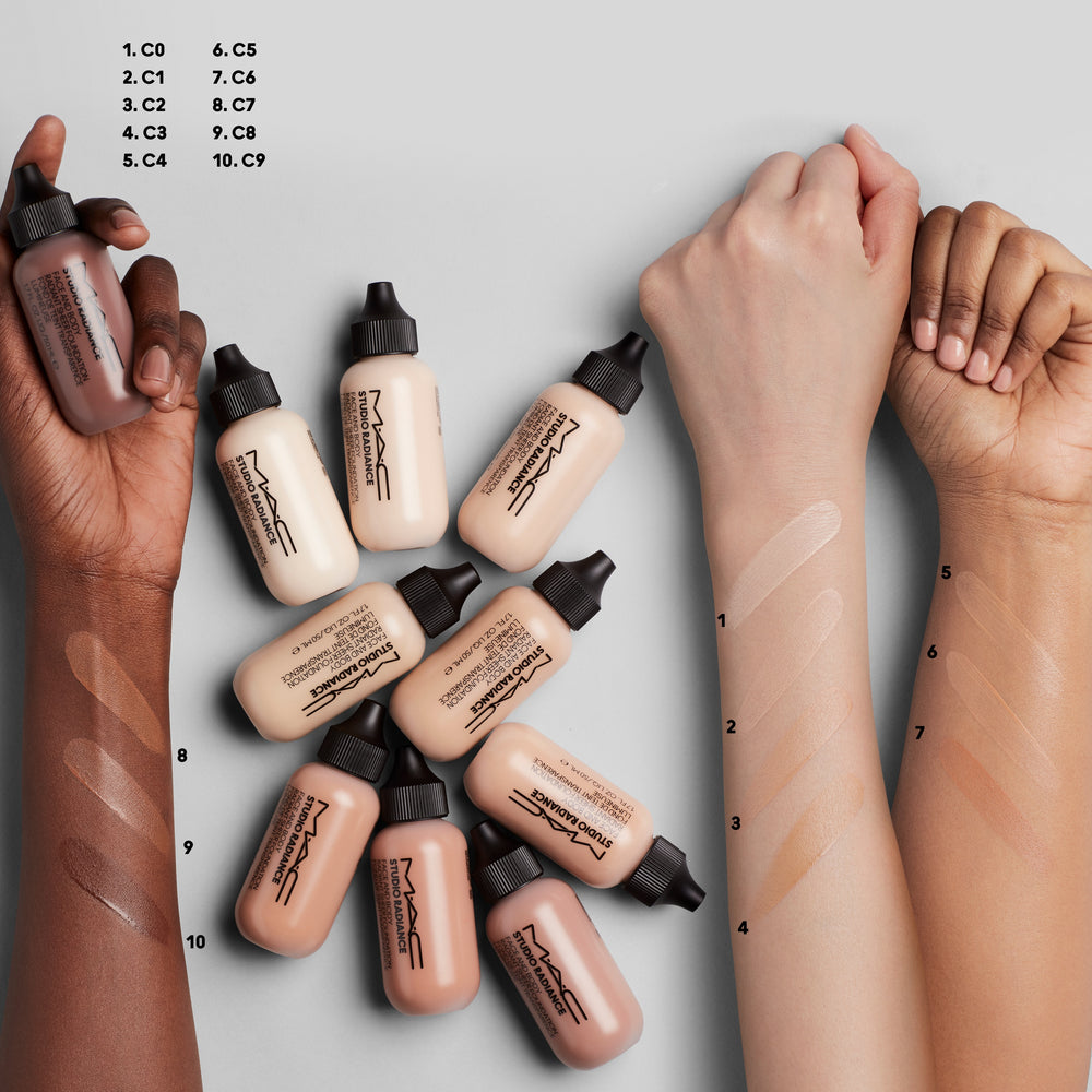 Studio Radiance Face And Body Radiant Sheer Foundation, 50.0 ml, C8, Model