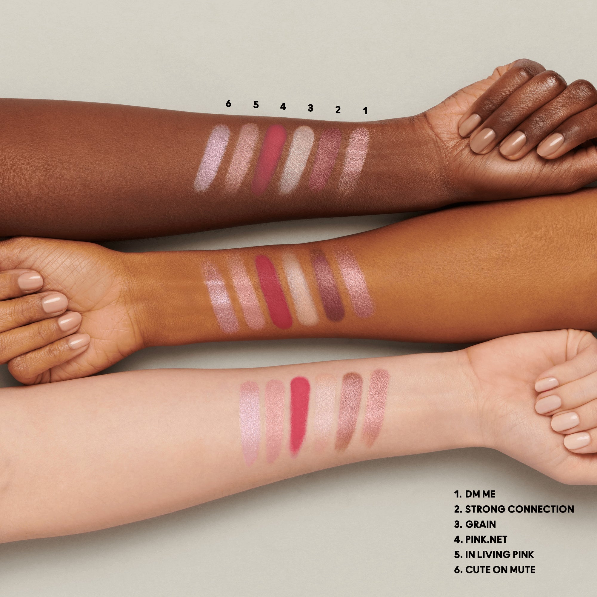 Connect In Colour Eye Shadow Palette: Rose Lens, 6.25 g, Multi, Model