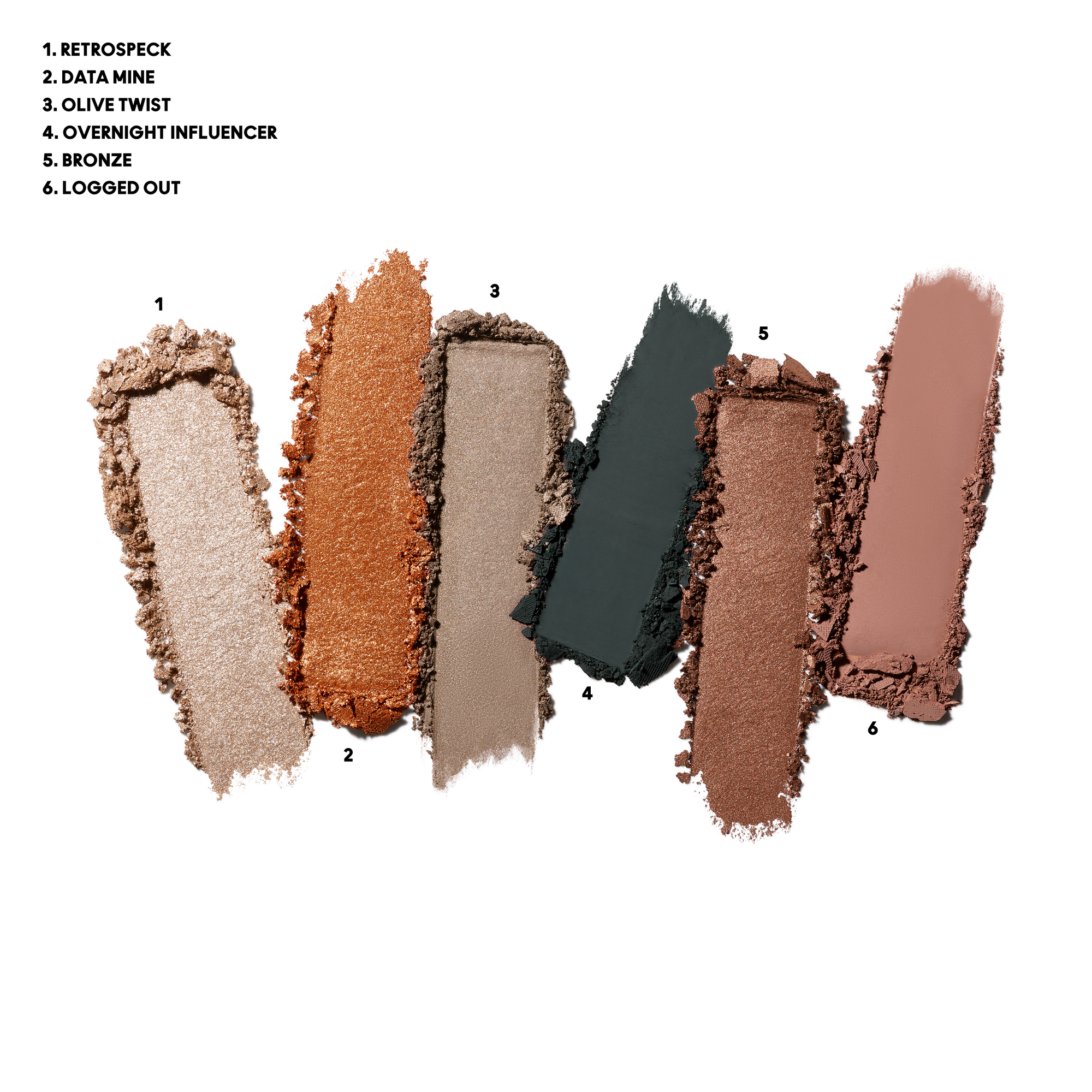 Connect In Colour Eye Shadow Palette: Bronze Influence, 6.25 g, Multi, Smoosh