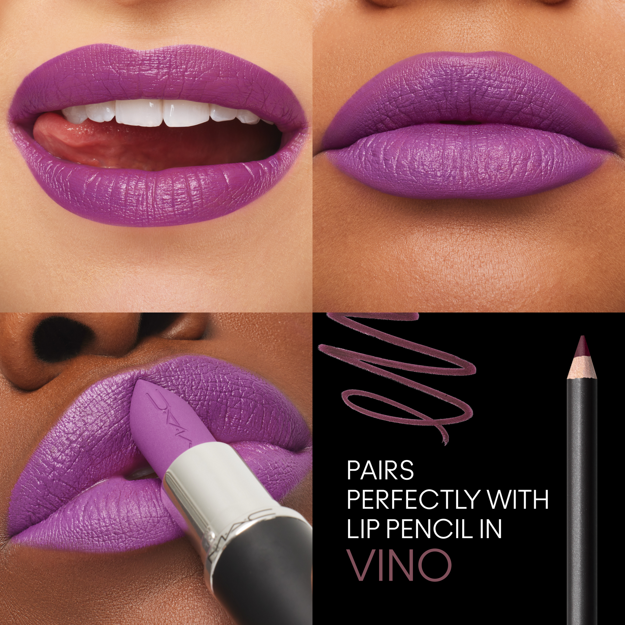 M·A·Cximal Silky Matte Lipstick / Mini MAC, 1.7 g, Everybody's Heroine, Model