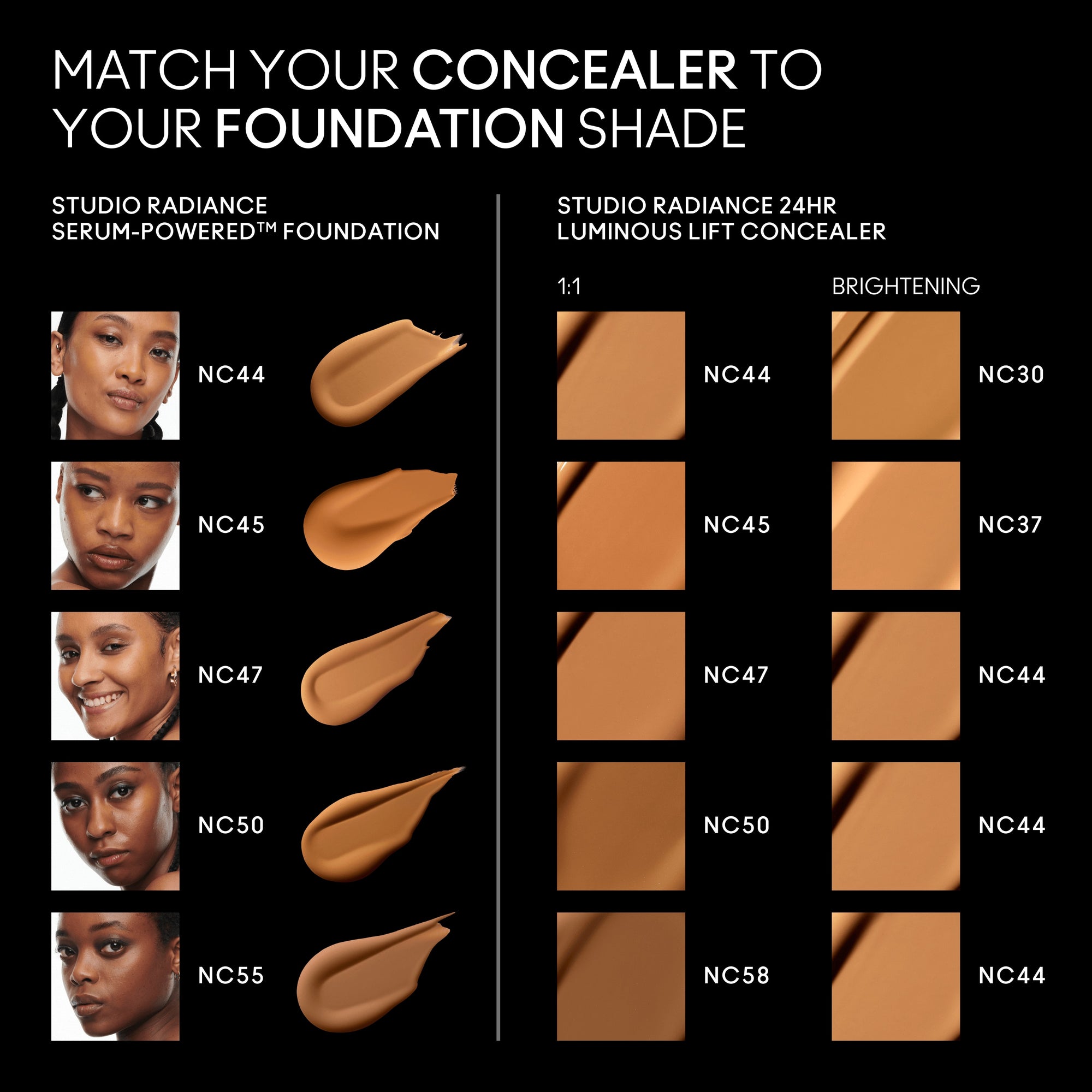 Studio Radiance 24Hr Luminous Lift Concealer, 11.0 ml, NC50, Alt