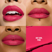 M·A·Cximal Silky Matte Lipstick, 3.5 g, Hot Girl Pink, Model, multiple