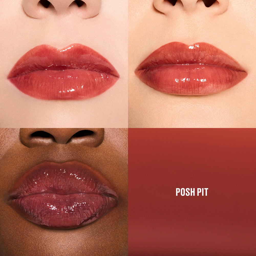 Lustreglass Stainglass Lip Tint, 3.0 ml, Posh Pit, Model, multiple