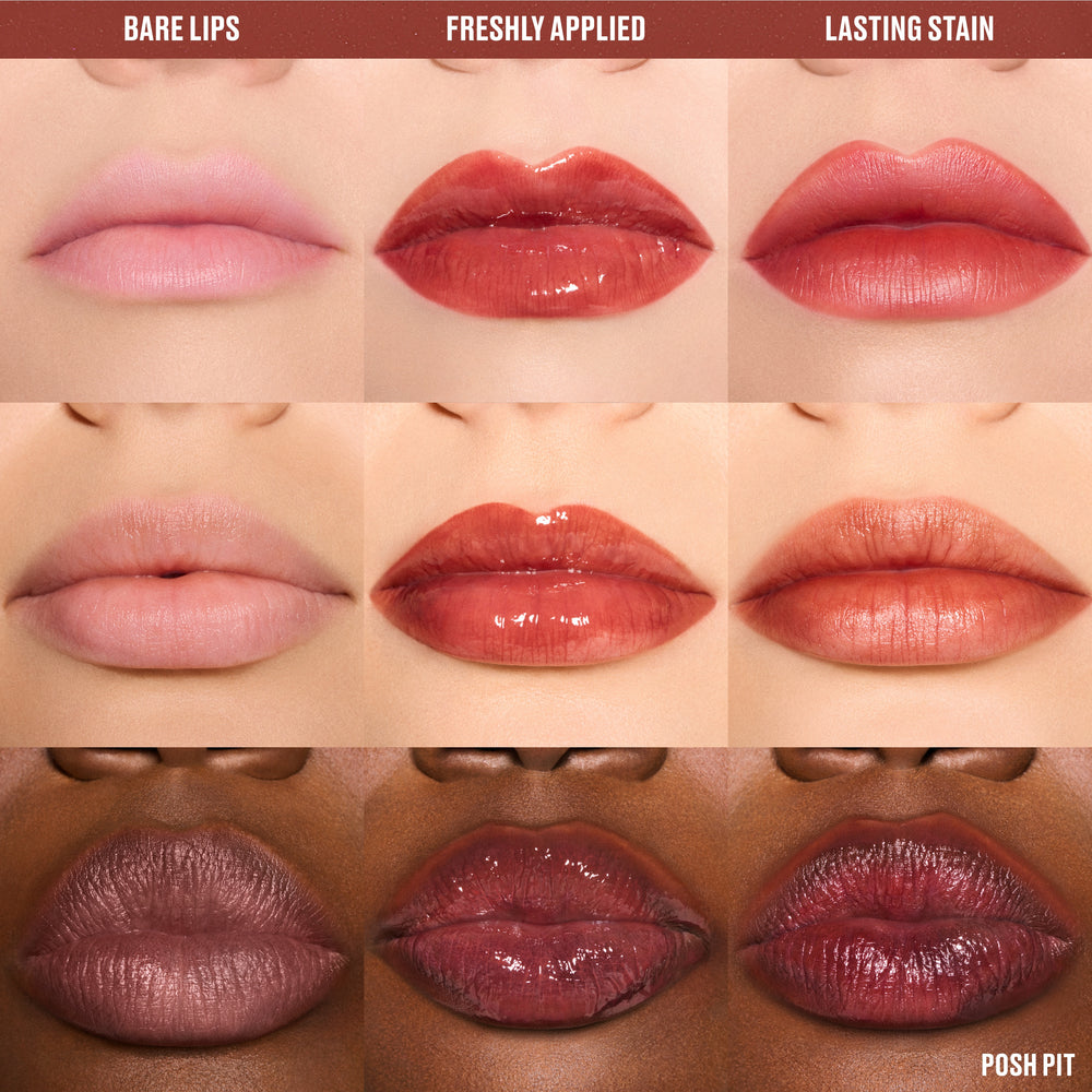 Lustreglass Stainglass Lip Tint, 3.0 ml, Posh Pit