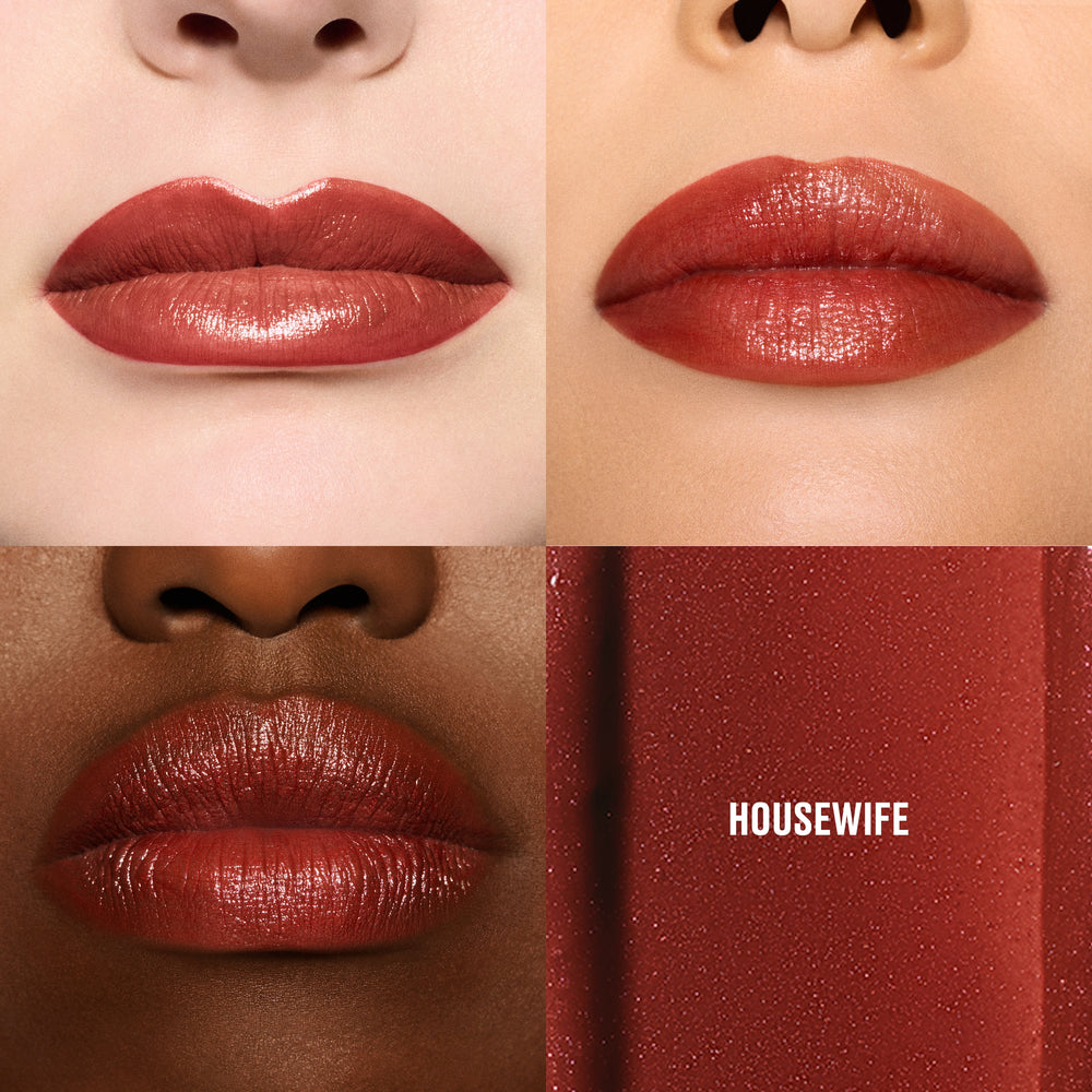 Lustreglass Sheer-Shine Lipstick, 3.5 g, Housewife, Model, multiple
