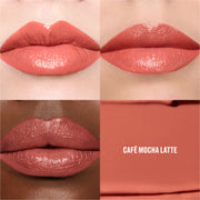 M·A·Cximal Sleek Satin Lipstick / Holiday, 3.5 g, Cafe Mocha Latte, Model, multiple
