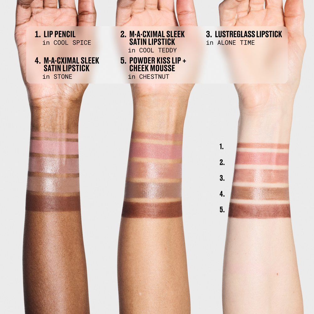 MAC Celebrity Nudes Lip Vault, Model