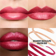 Decadent Dazzlelips Crayon Duo, Model, multiple