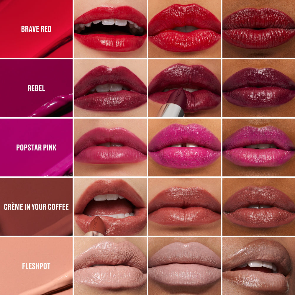 Signature Satin Lipstick Set, Model, multiple