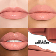 Mini M·A·C Nudes Lip Combo, Model, multiple