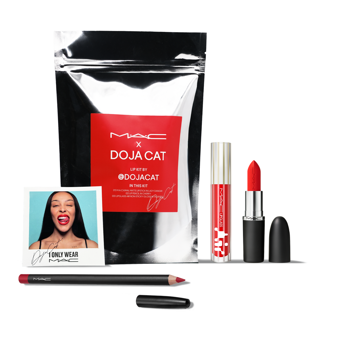 Doja Cat Lip Kit, Product Shot