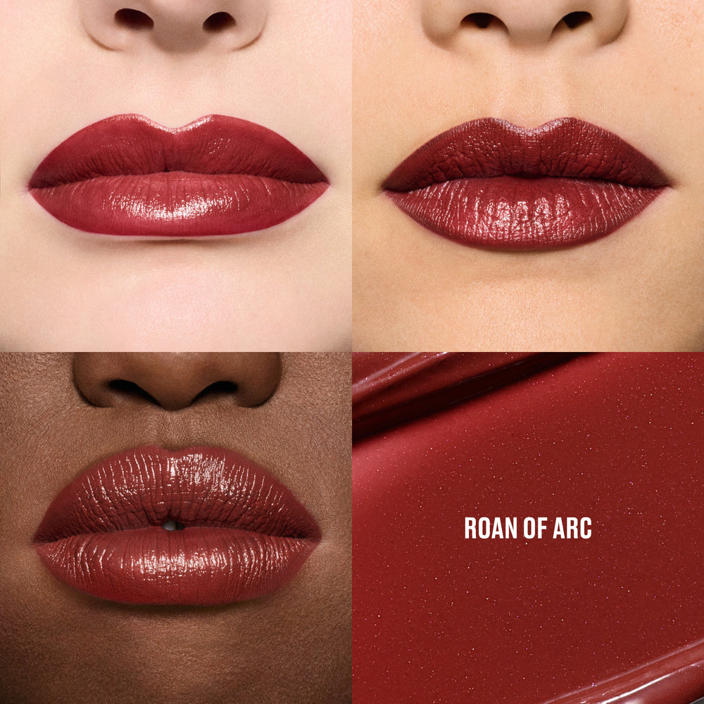 VIVA GLAM x Chappell Roan Lustreglass Sheer-Shine Lipstick, 3.5 g, Roan of Arc, Model, multiple