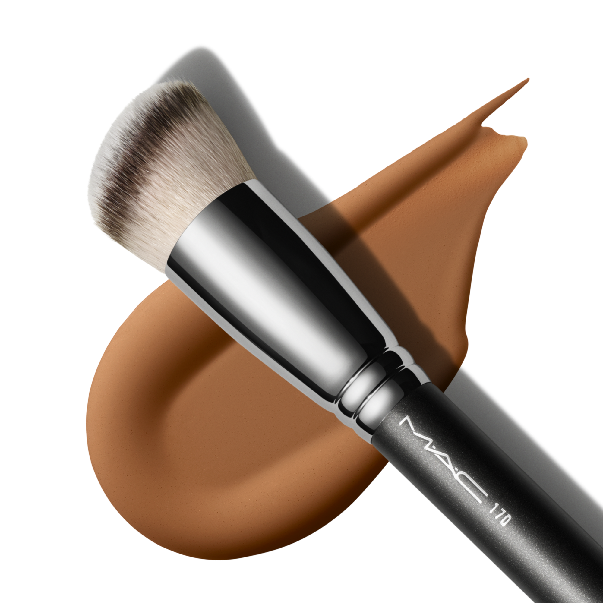 170 Synthetic Rounded Slant Brush, Smoosh