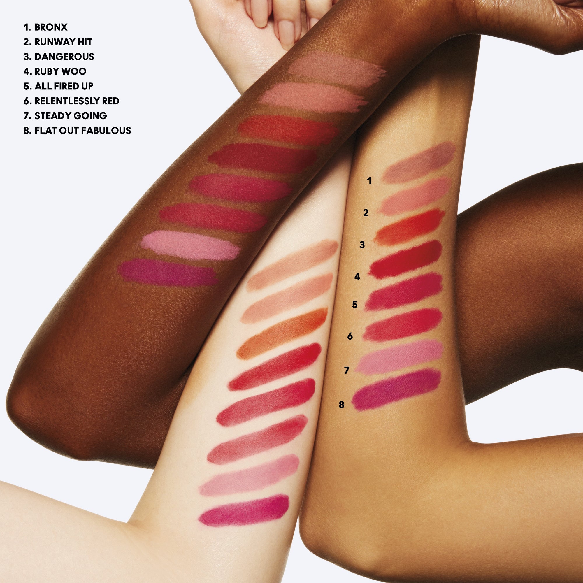 Retro Matte Lipstick, 3.0 g, Flat Out Fabulous, Model