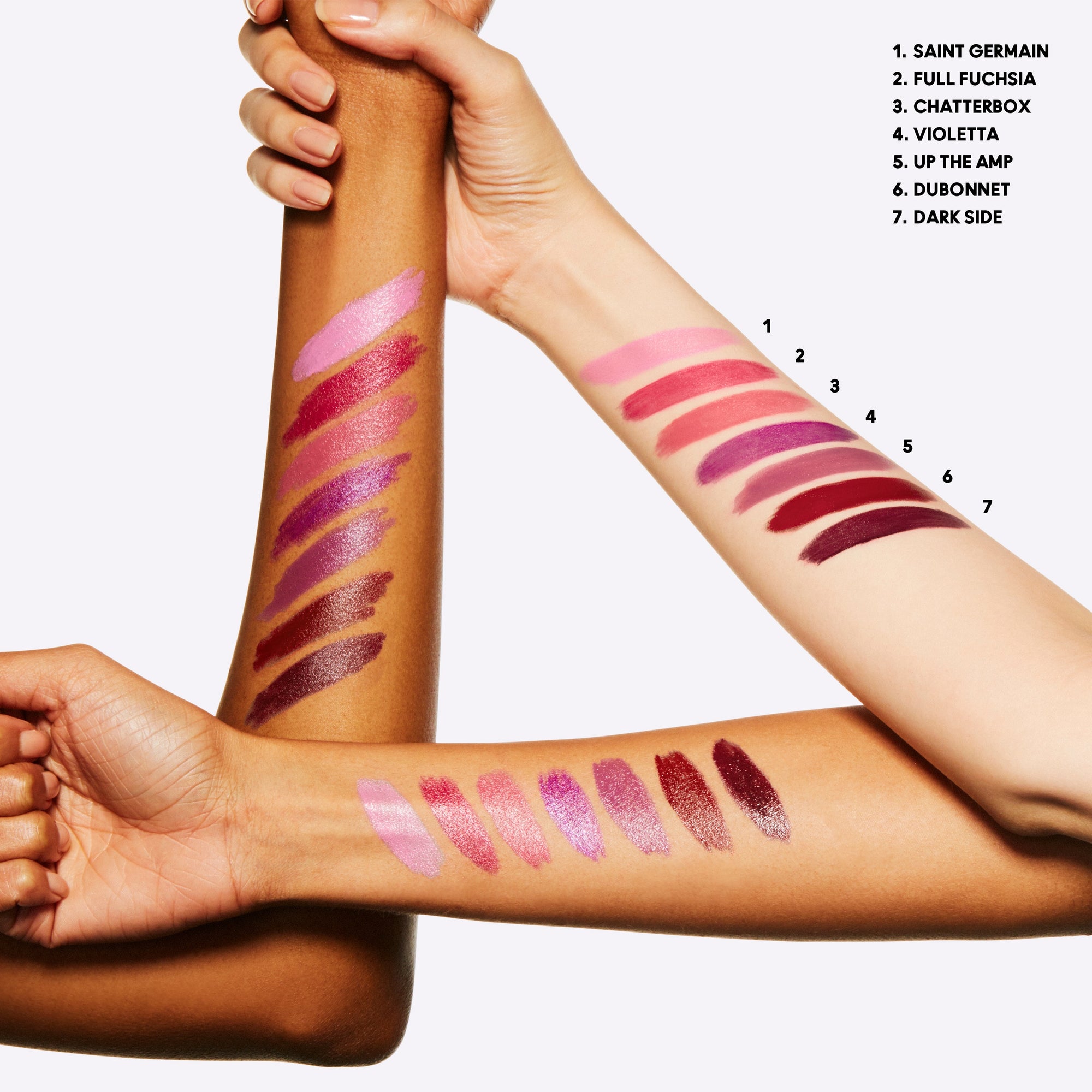 Amplified Lipstick, 3.0 g, Neon Orange, Model