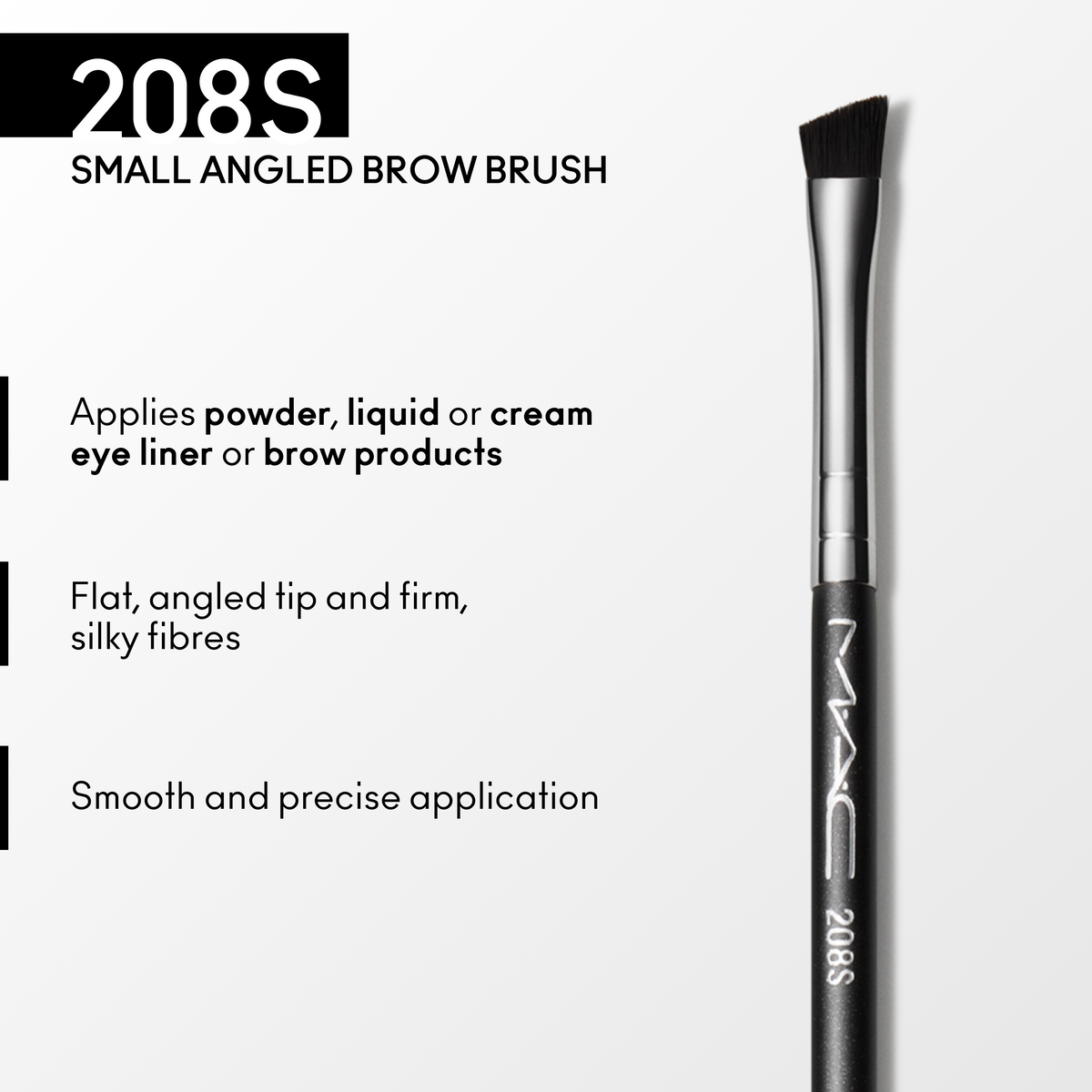 208 Synthetic Angled Brow Brush, Alt