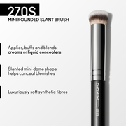 270 Synthetic Mini Rounded Slant Brush, Alt