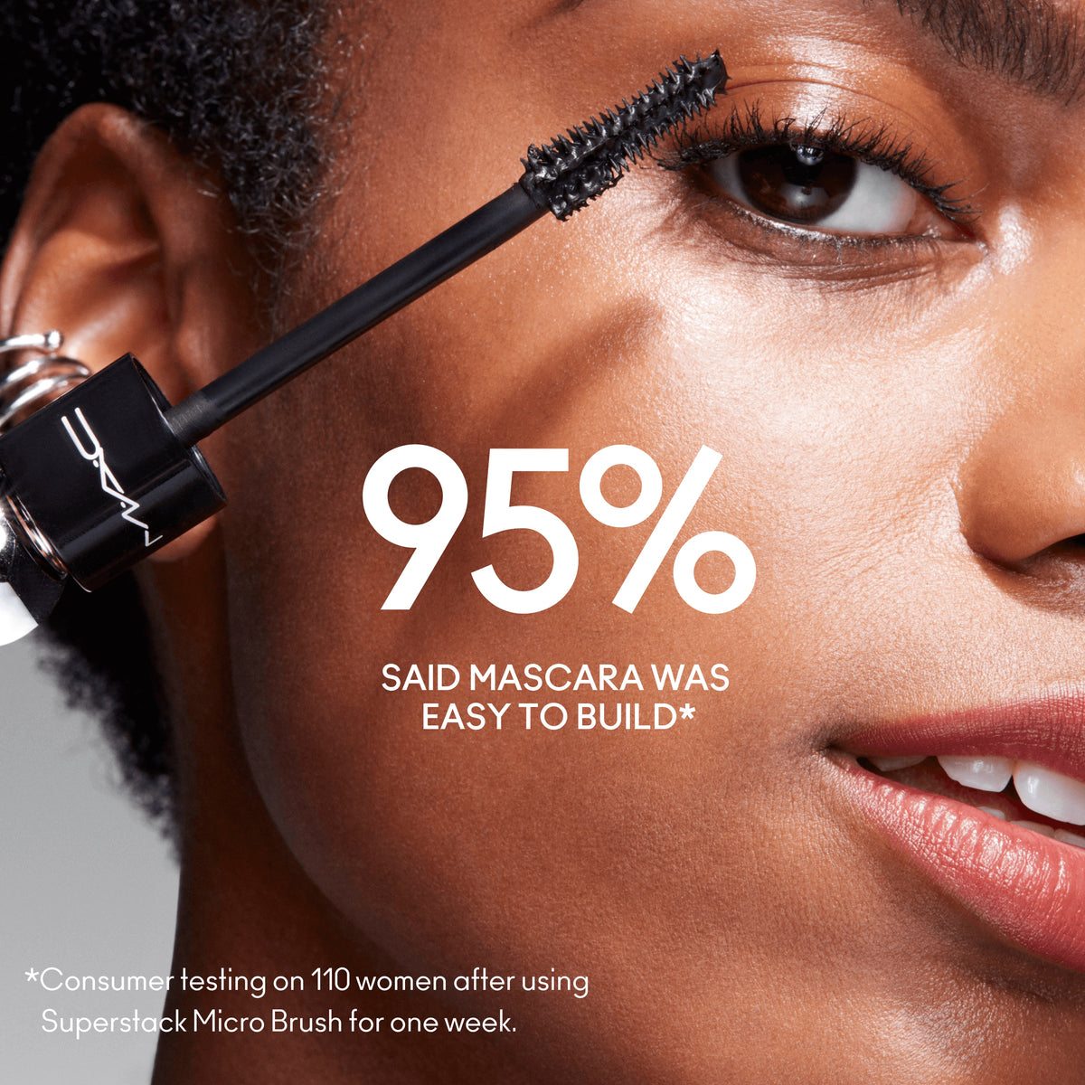 M·A·CStack MICRO Mascara / Mini M·A·C, 8.0 ml, Black Stack, Model, deep