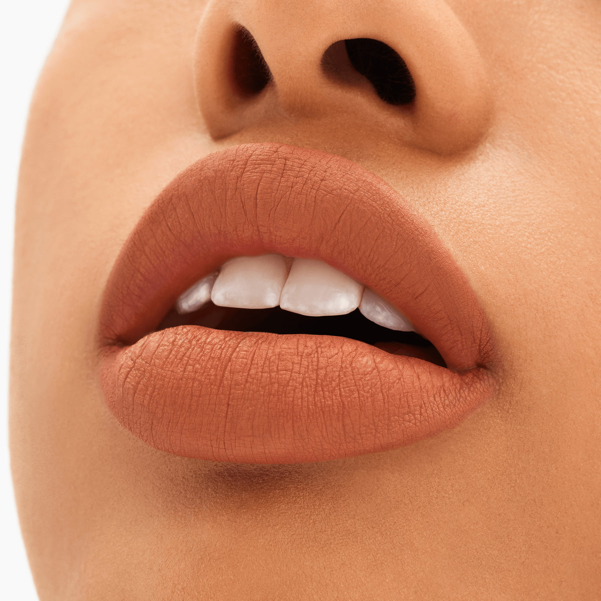 M·A·C Locked Kiss 24hr Lipstick, 1.8 g, Teaser, Model, medium