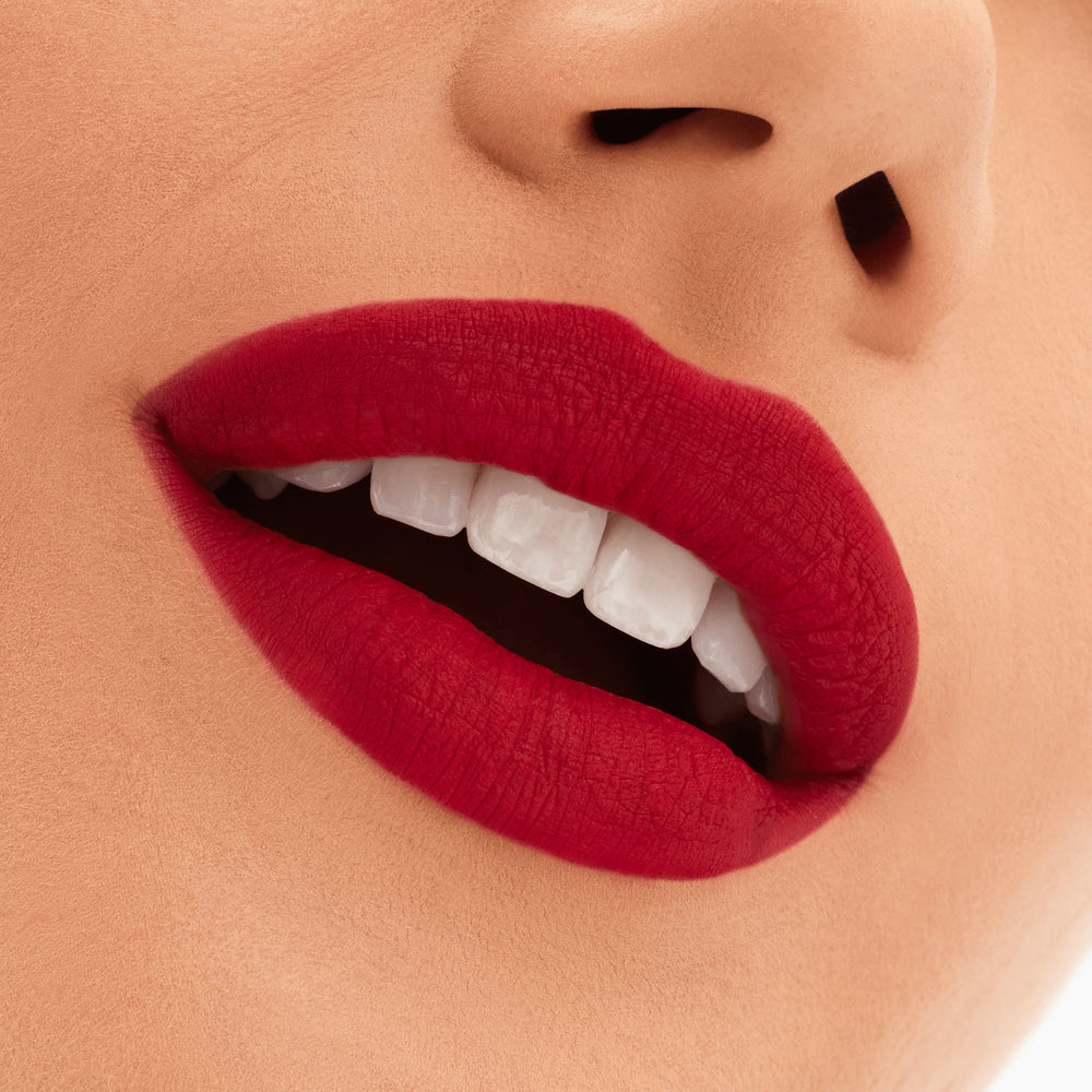 M·A·C Locked Kiss 24hr Lipstick, 1.8 g, Ruby True, Model, light