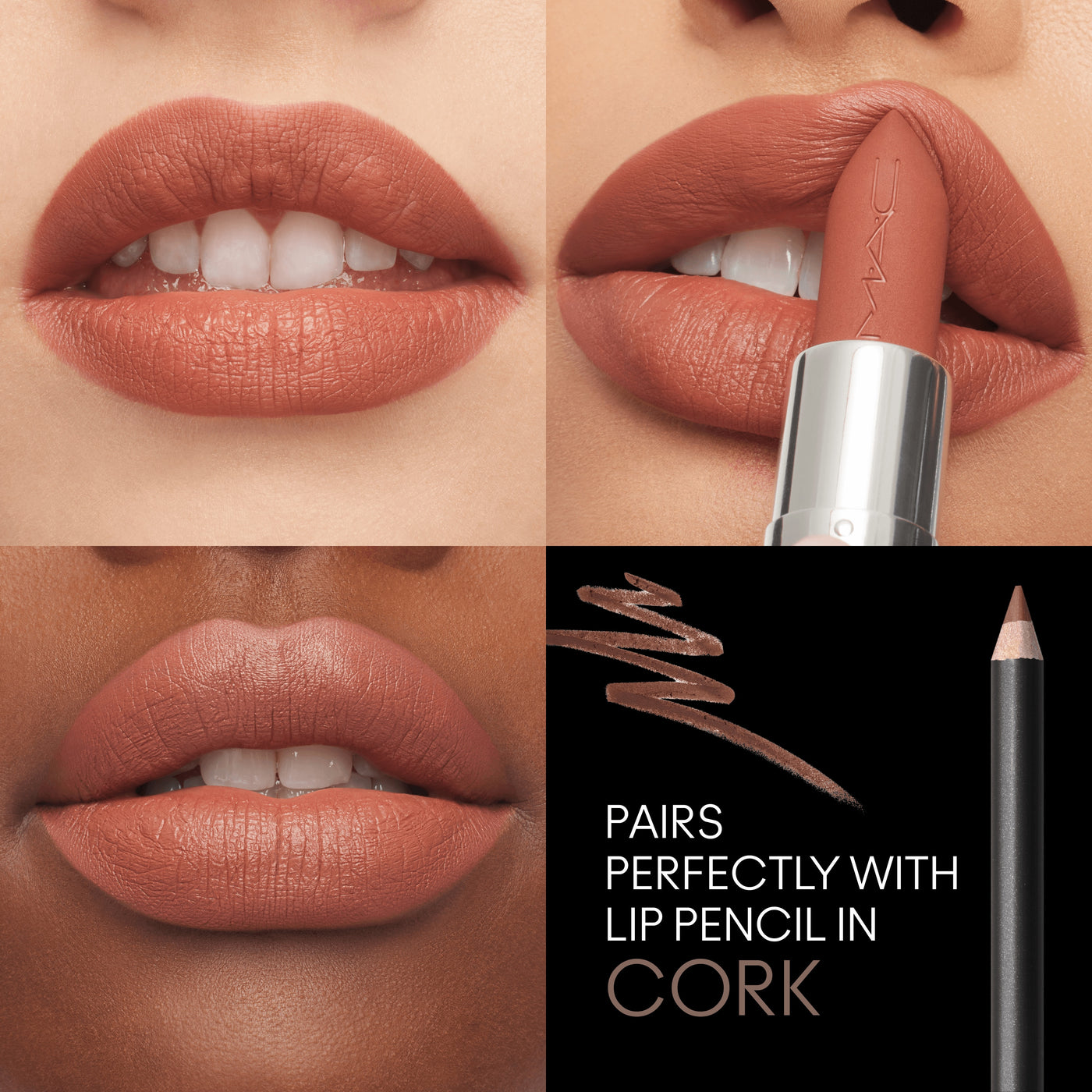 M·A·Cximal Silky Matte Lipstick, 3.5 g, Warm Teddy, Alt