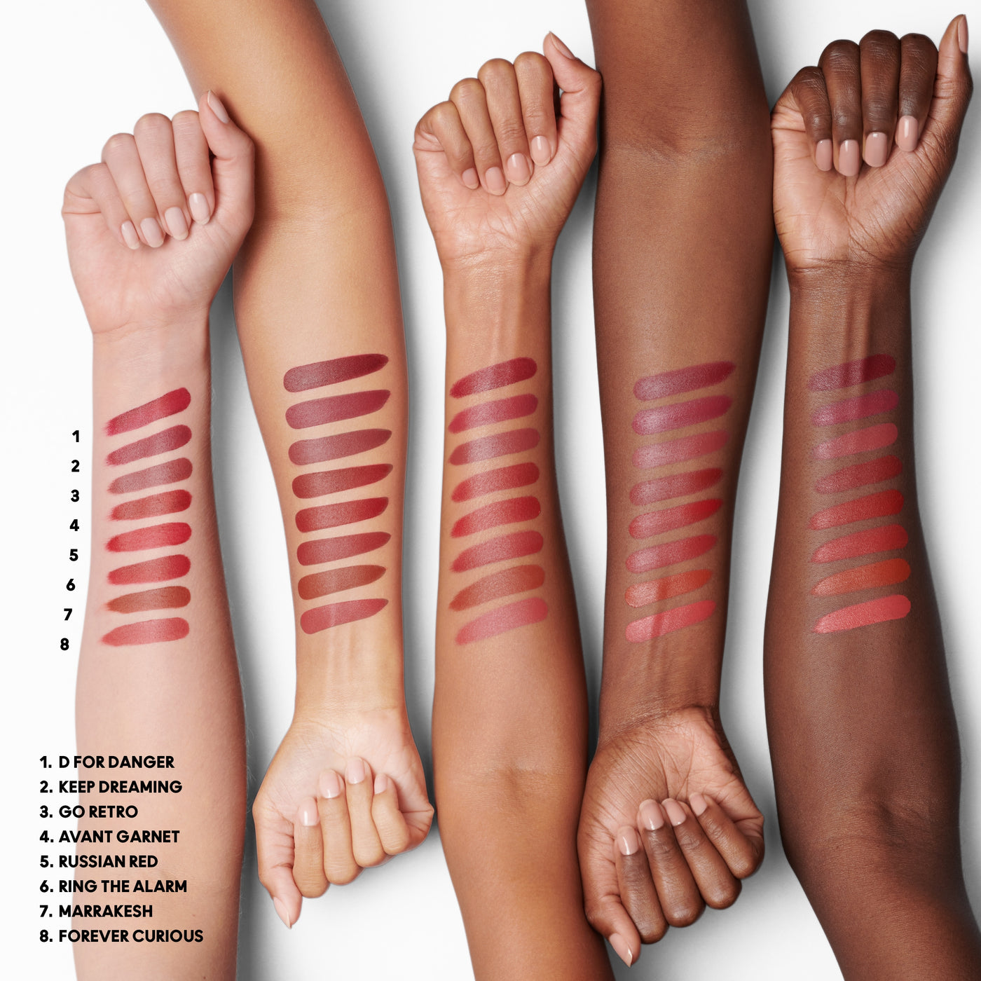 M·A·Cximal Silky Matte Lipstick, 3.5 g, Russian Red, Model