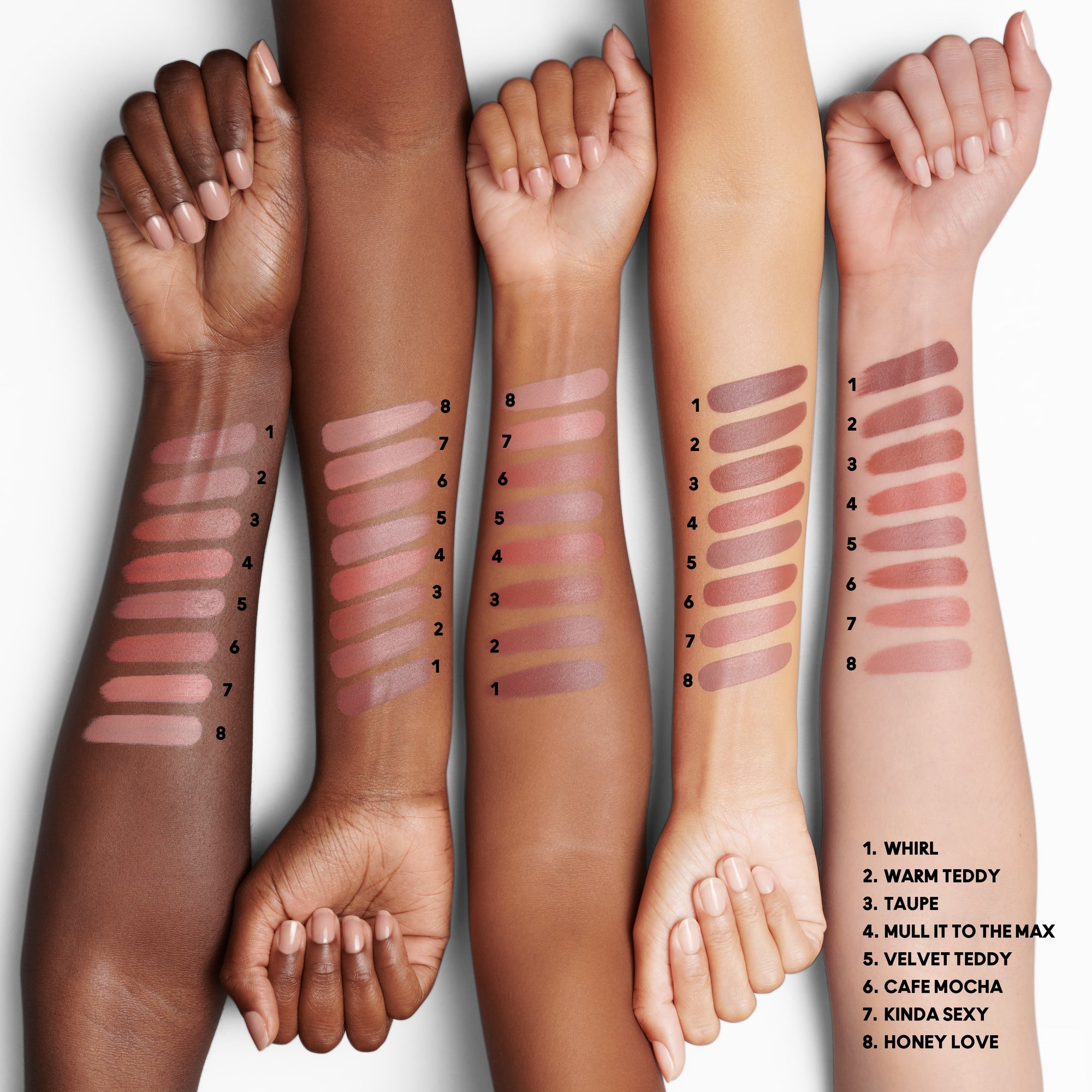 M·A·Cximal Silky Matte Lipstick, 3.5 g, Taupe, Model