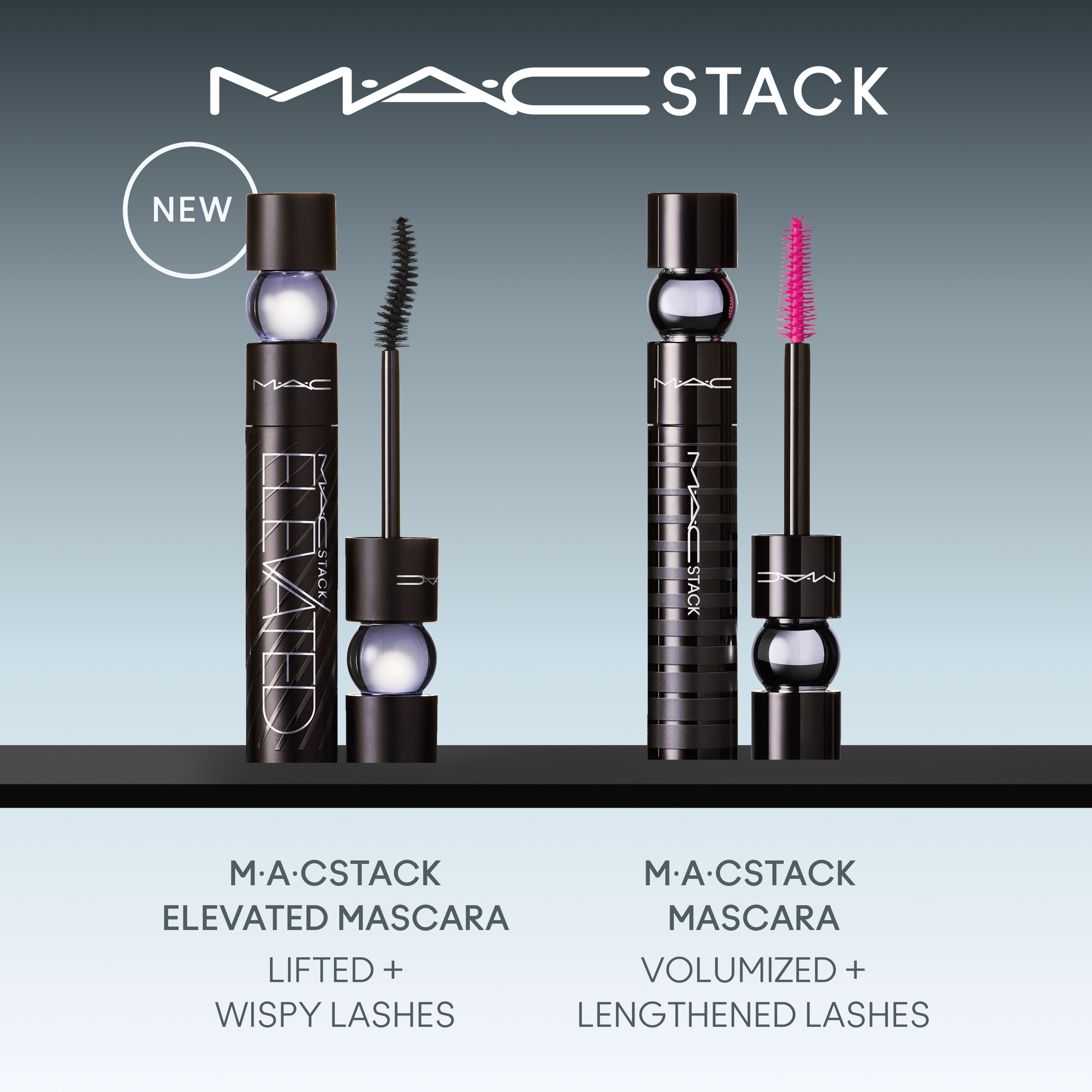 M·A·CStack Elevated Mascara, 12.0 ml, Black Stack, Alt