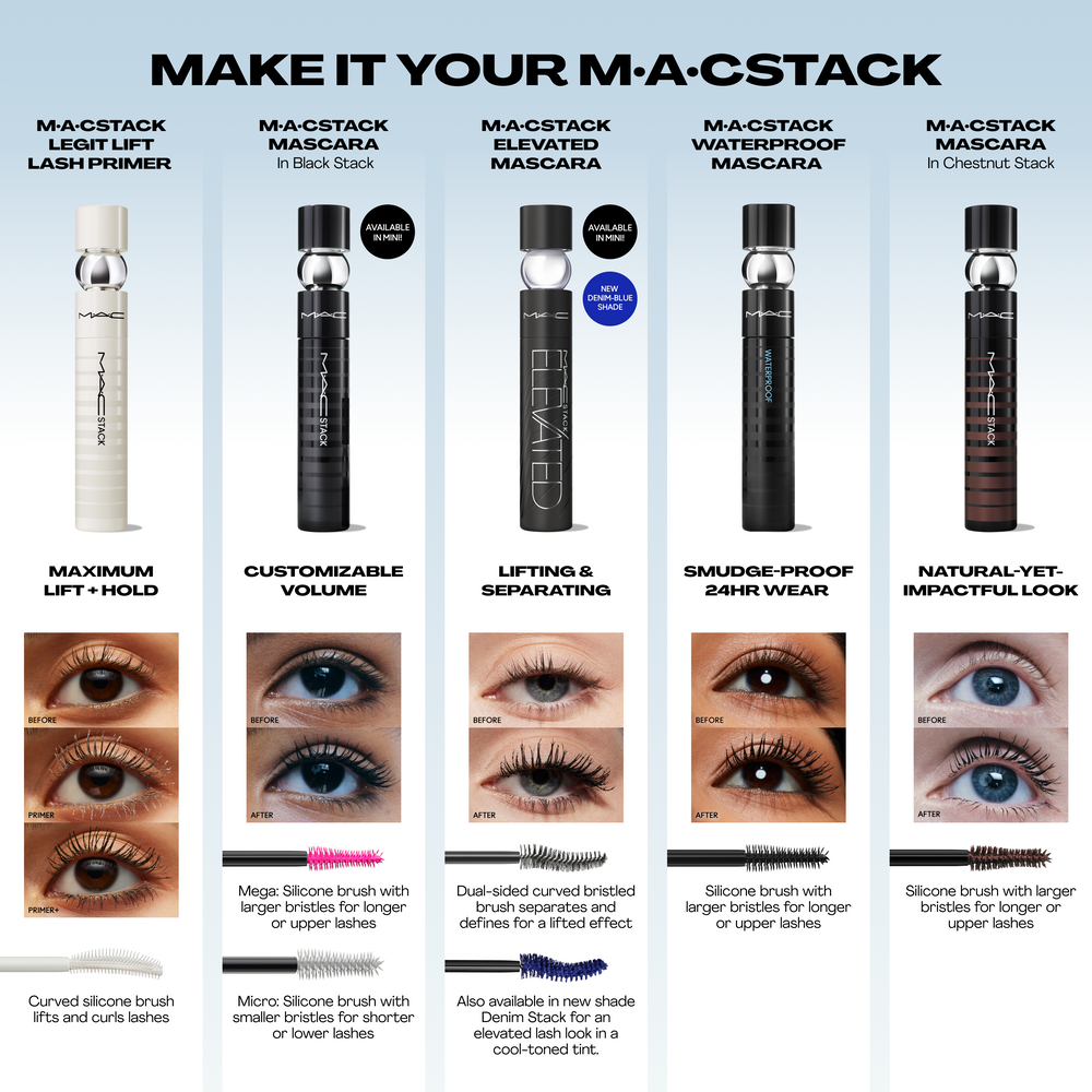 M·A·CStack Elevated Mascara, 12.0 ml, Denim Stack, Alt