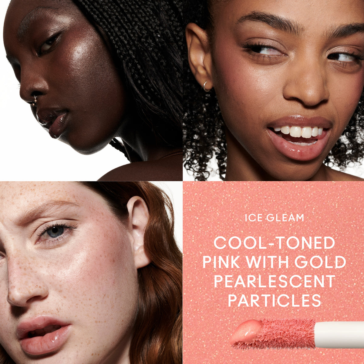 Strobe Beam Liquid Blush, 4.3 ml, Ice Gleam, Model, multiple