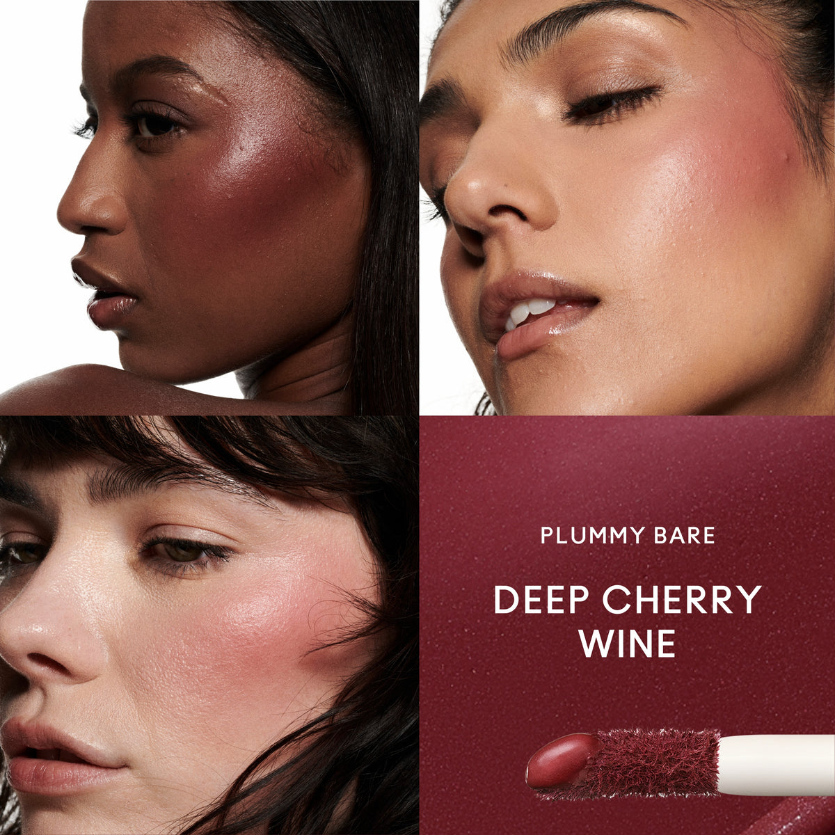 Strobe Beam Liquid Blush, 4.3 ml, Plummy Bare, Model, multiple