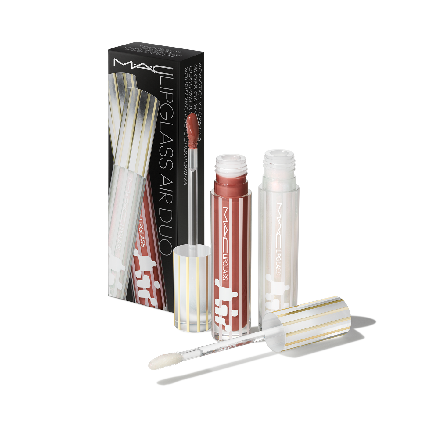 Two Glossy Lipglass Air Duo, Multi, Product Shot