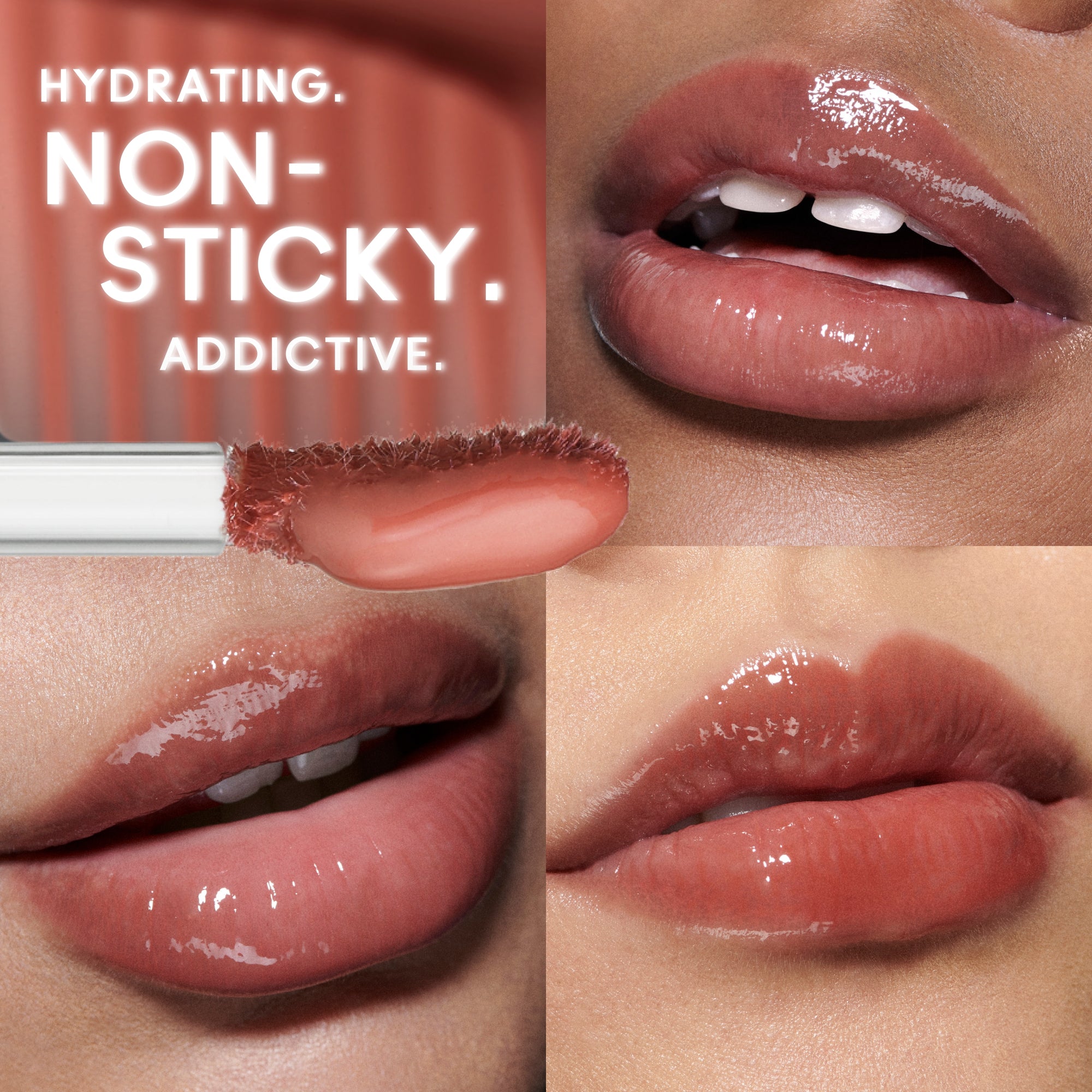 Two Glossy Lipglass Air Duo, Multi, Model, multiple