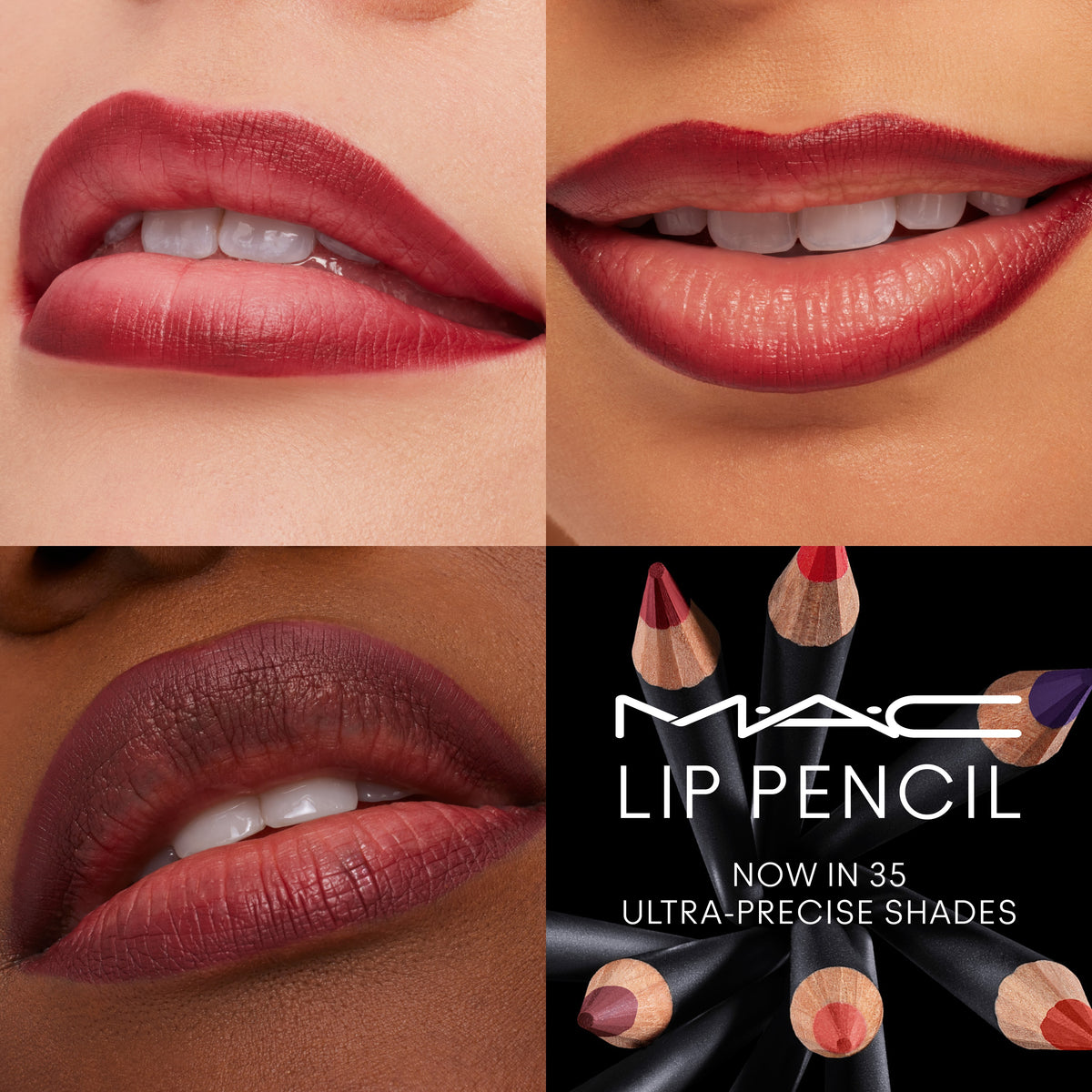 Lip Pencil, 1.45 g, Burgundy, Model, multiple