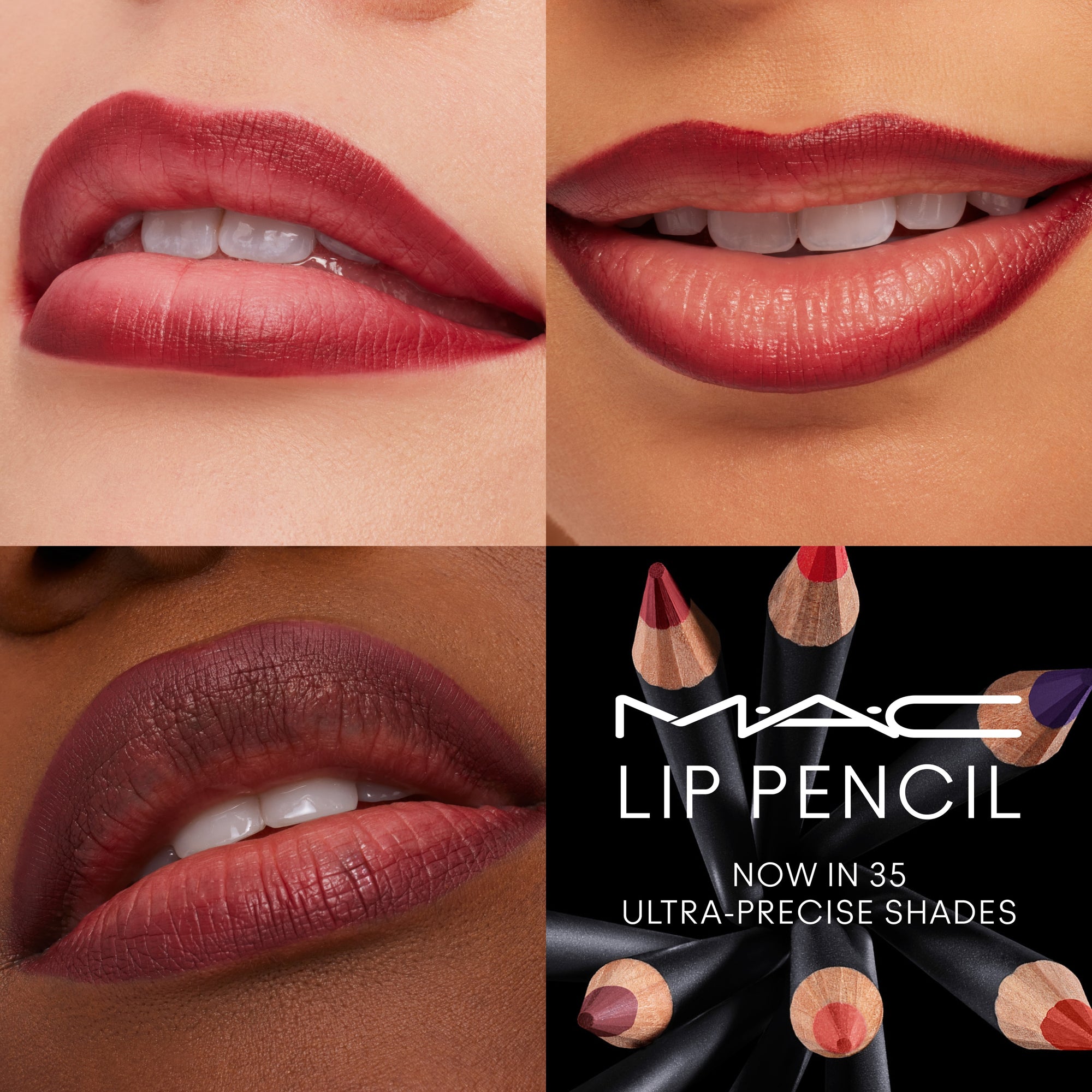 Lip Pencil, 1.45 g, Burgundy, Model, multiple