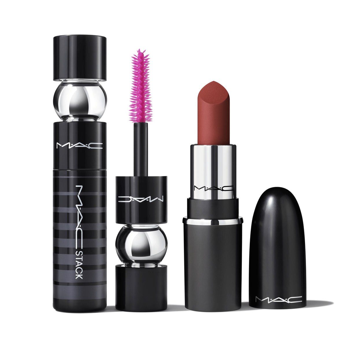 Mini M·A·CXimal Satin in Crème In Your Coffee & Mini M·A·CStack Mascara, Product Shot