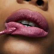 Retro Matte Liquid Lipcolour Metallics, 5.0 ml, Metallic Rose, Model, medium