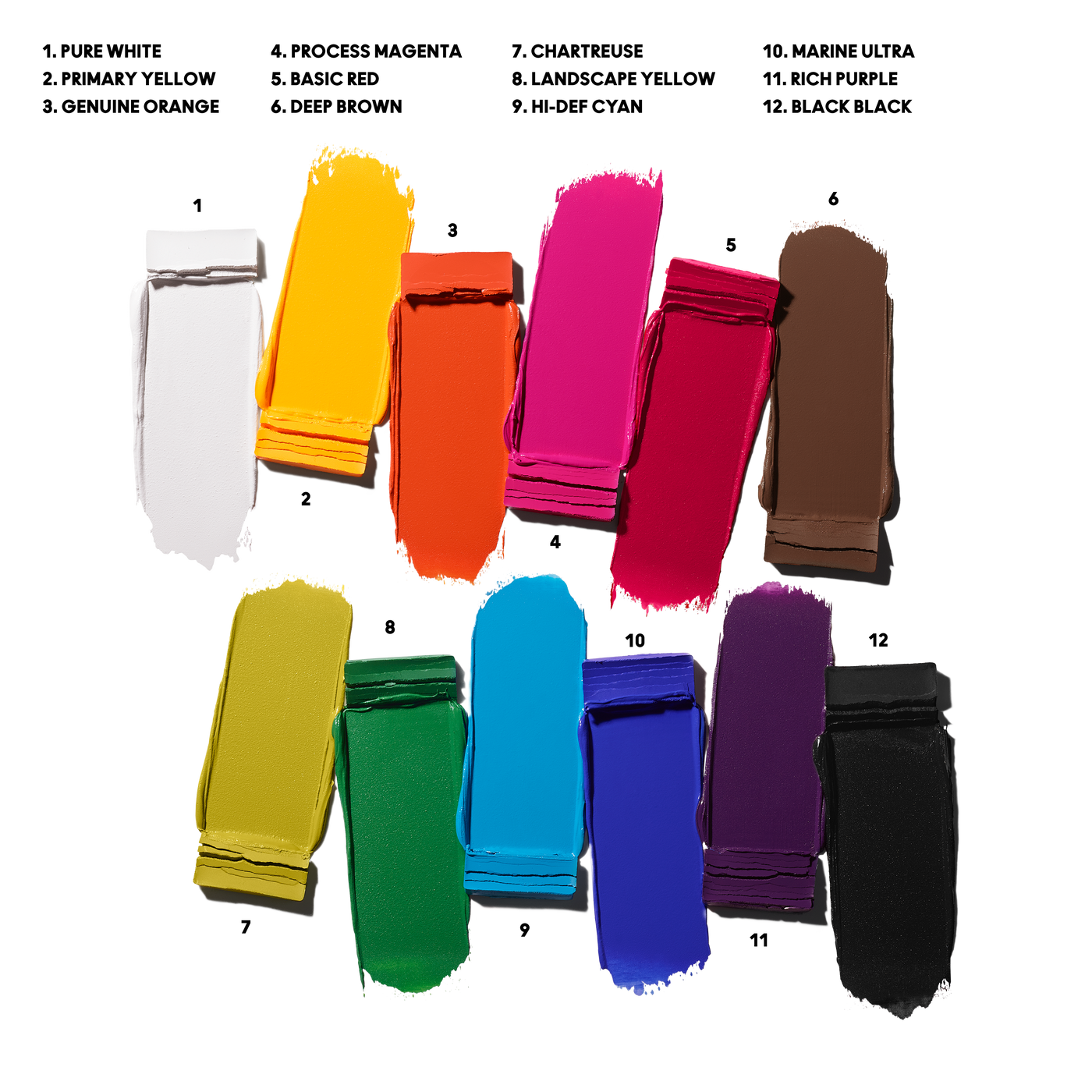 Pro Palette Paintstick x 12, 30.0 g, Smoosh