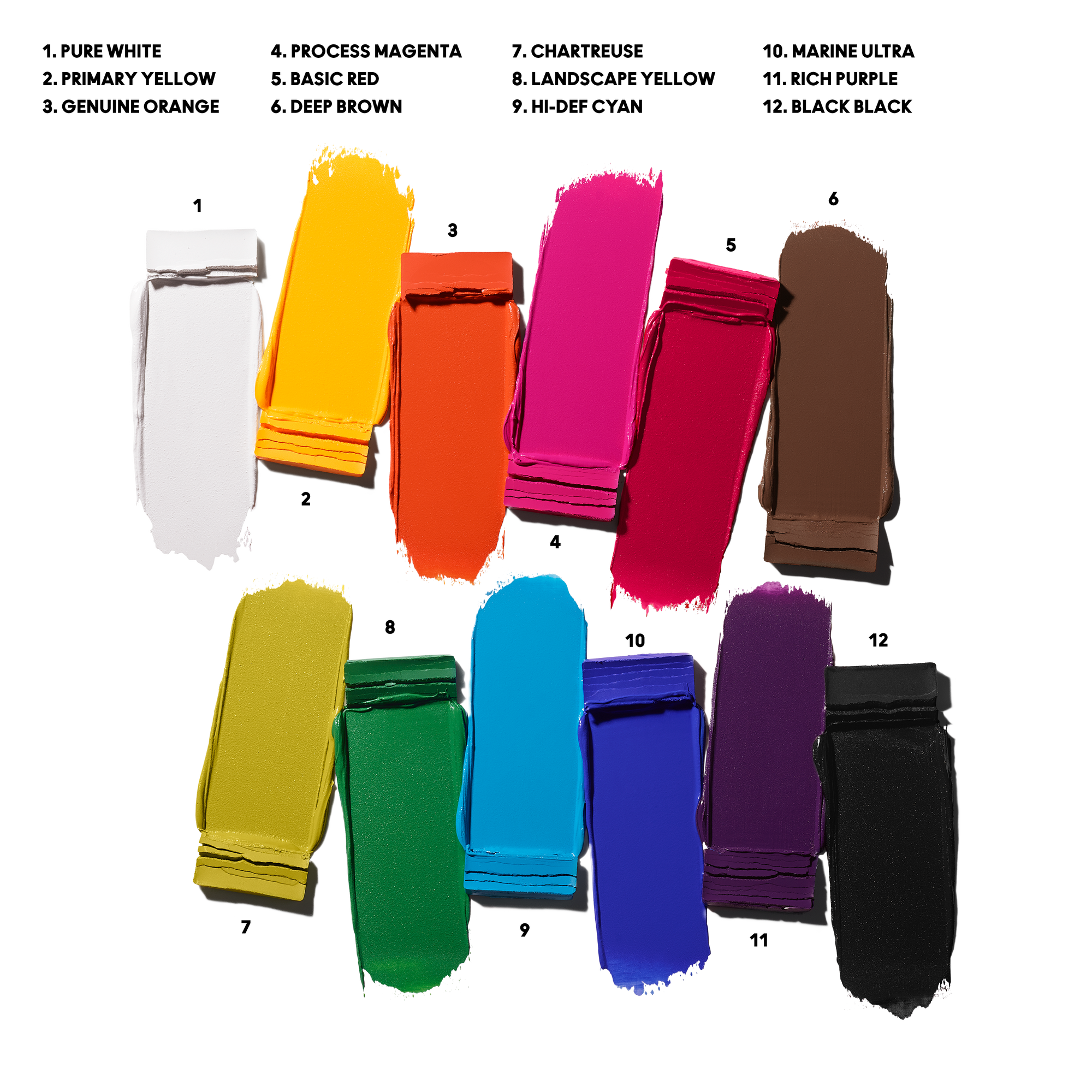 Pro Palette Paintstick x 12, 30.0 g, Smoosh