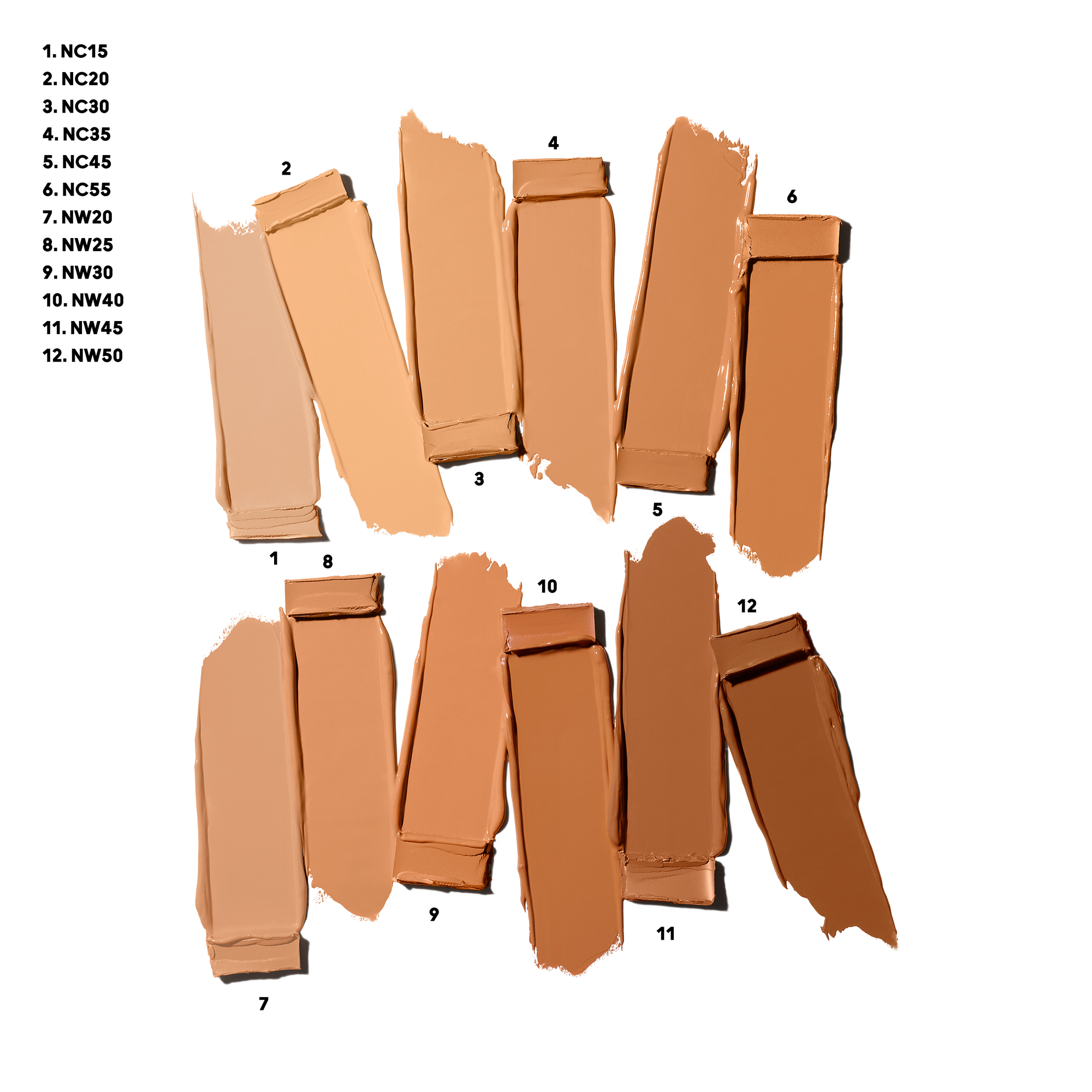 Pro Palette Full Coverage Foundation x 12, 30.0 g, Smoosh