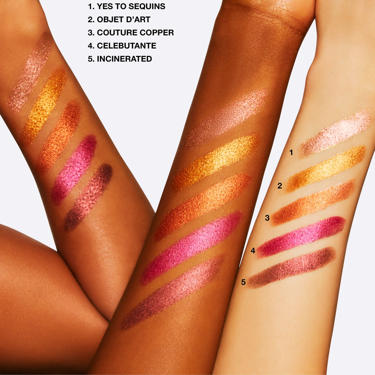 Dazzleshadow Extreme (Pro Palette Refill Pan), 1.5 g, Couture Copper, Model, medium