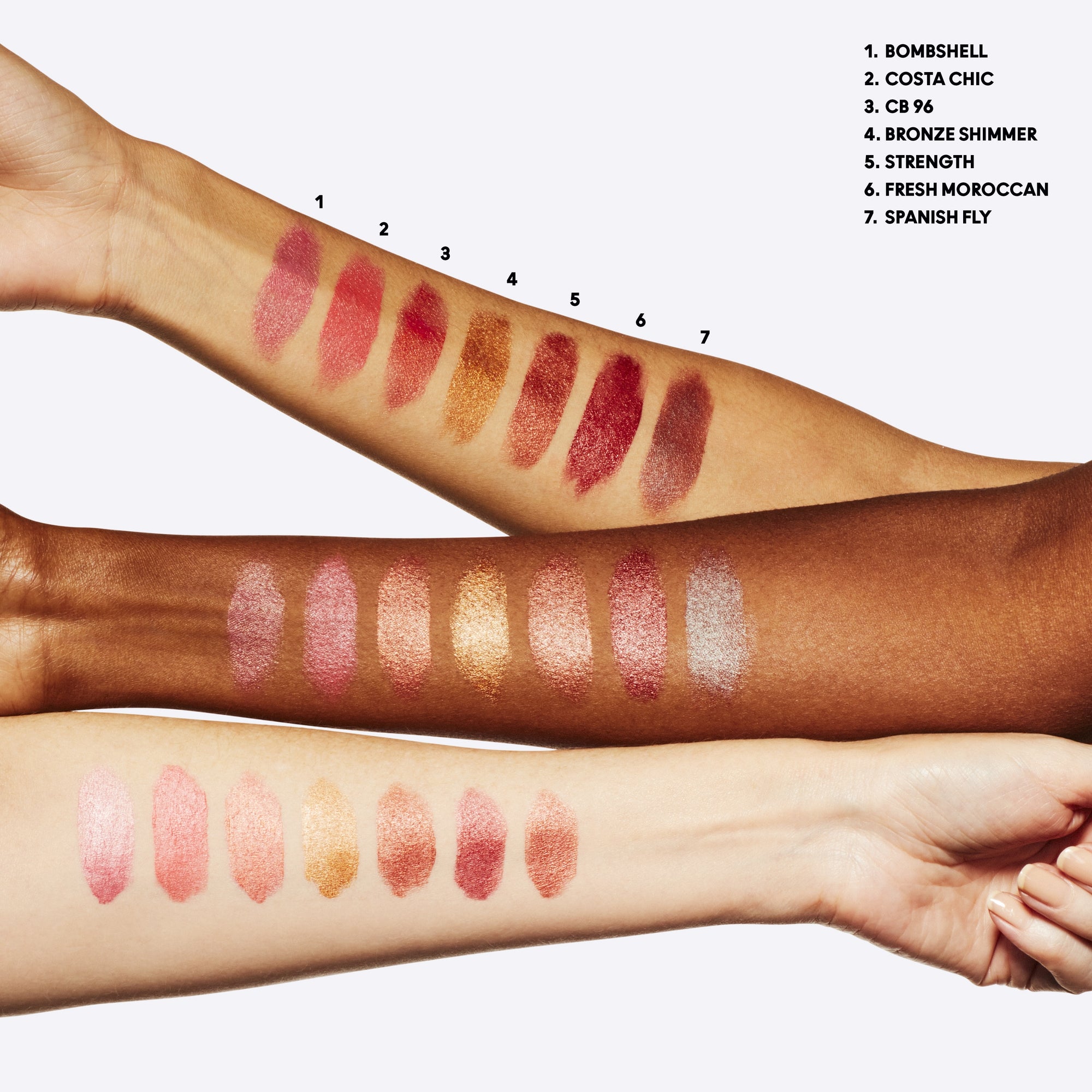 Frost Lipstick, 3.0 g, Fresh Moroccan, Model