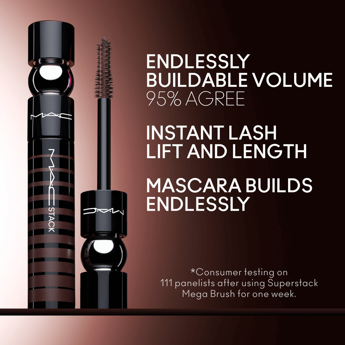 M·A·CStack Mascara, 12.0 ml, Chestnut Stack, Alt