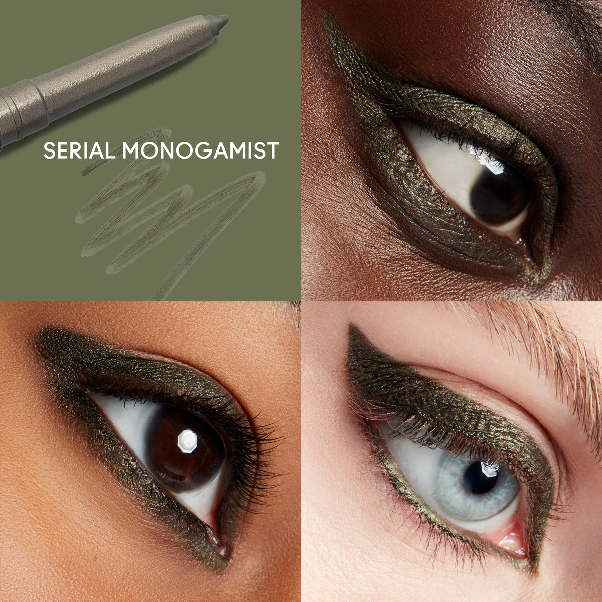 Colour Excess Gel Eye Liner, 0.35 g, Serial Monogamist, Model